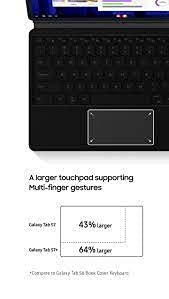 Galaxy Tab S7+ 256GB Wifi（純正キーボードカバー付） Galaxy Tab S7純正のキーボードカバーは打鍵感は最高だが